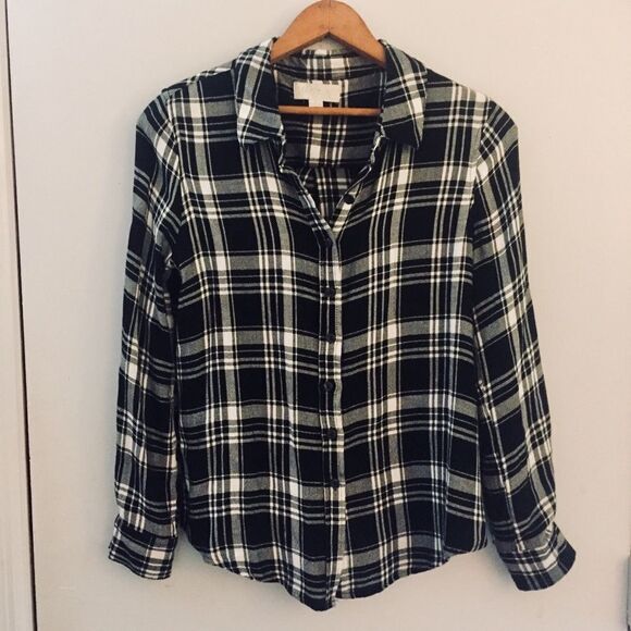 Olive & Oak Plaid Button Down - Picture 1 of 5